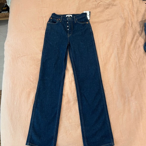 RE/DONE 90S High Rise Loose Comfort Stretch - sz 25 - Picture 3 of 9